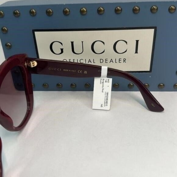 New Authentic Gucci Oversized GG0327S 006 Butterfly Sunglasses main image 10